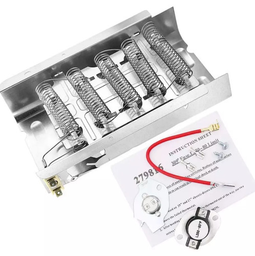 Dryer heating element for - heating,